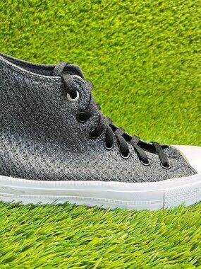 Converse Chuck Taylor All Star II Hi Womens Size 8 Black Athletic Shoes Sneakers